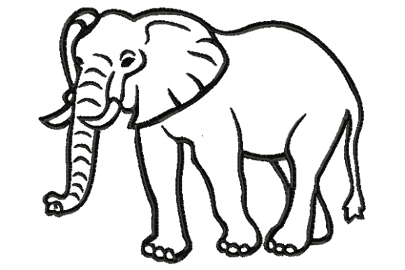 Big Elephant Embroidery Design Review for Real Projects