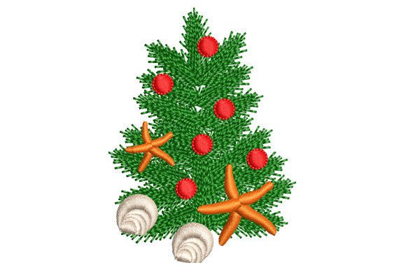 Christmas Tree with Starfish and Shells: A Review for Handmade Gift Creators