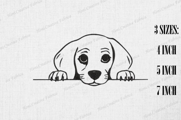 Cute Beagle Dog Peeking Wall Review