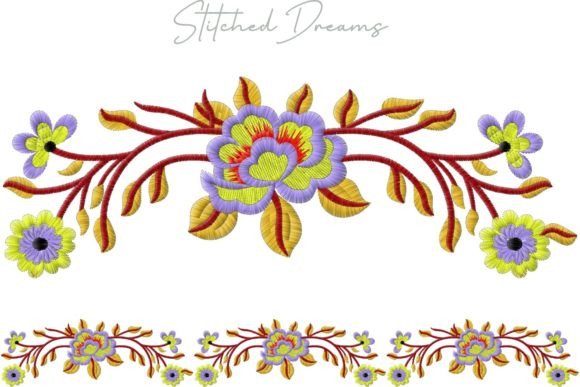 Enchanting Flora: A Timeless Embroidery Design for Handmade Creations