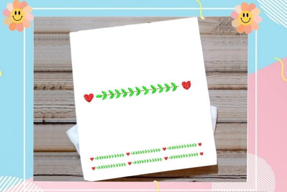 Floral Border with Heart Embroidery Review