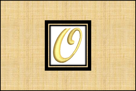 Gold Letter O: A Timeless Embroidery Design for Meaningful Gifts