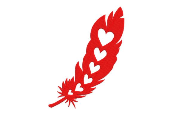 Heart Feather Embroidery Design Review