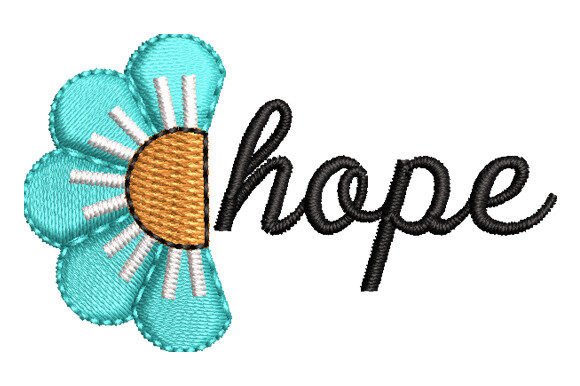 Hope with Flower Embroidery Design Review