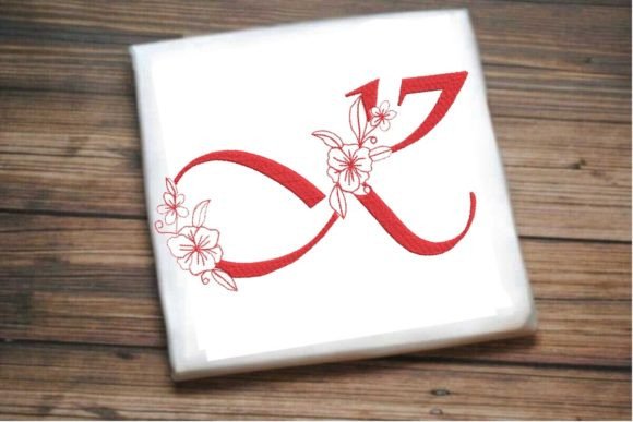 K Floral Monogram Letter Review for Boutique Sweatshirt Projects