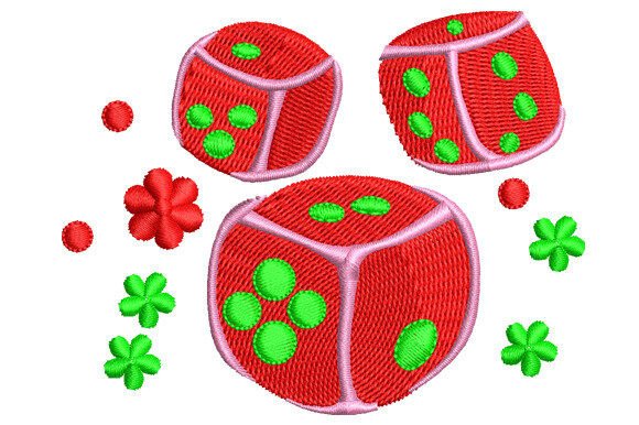 Lucky Dices with Flowers: A Seasonal Embroidery Design Review