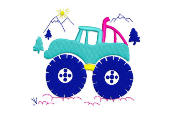 Monster Trucks Embroidery Design Review