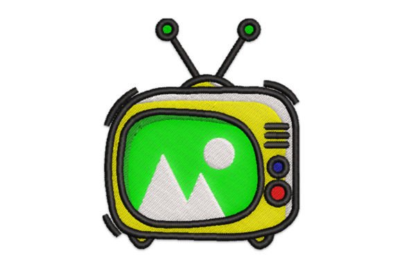 Old Television Embroidery Design Review
