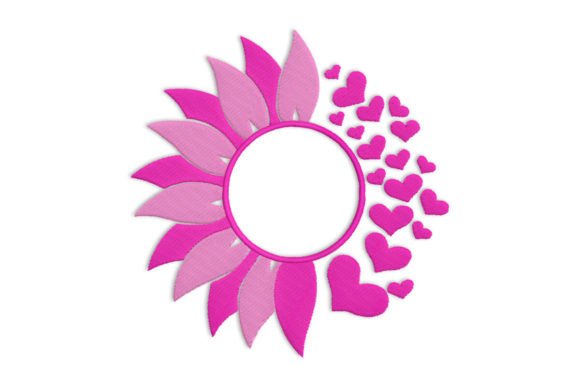 Sunflower Heart: A Versatile Embroidery Design for Seasonal Creations
