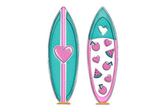 Surf Boards Embroidery Design Review