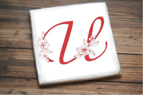 U Floral Monogram Letter Review for Personalized Embroidery Gifts