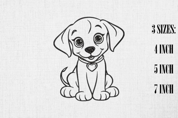 Valentine Labrador Retriever Embroidery Review